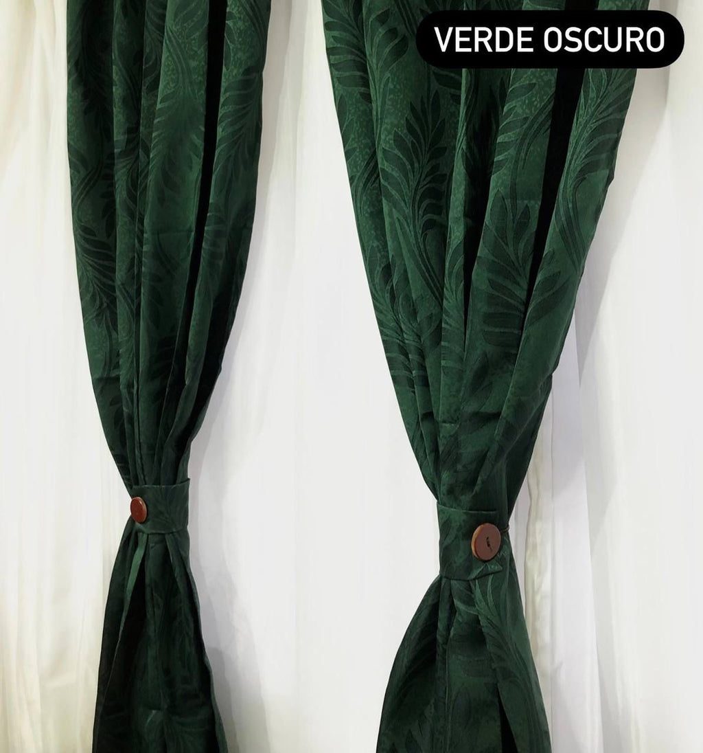 Juego de Cortinas Jacquard® 280cm de ancho * 200cm de alto 500 GRAMOS