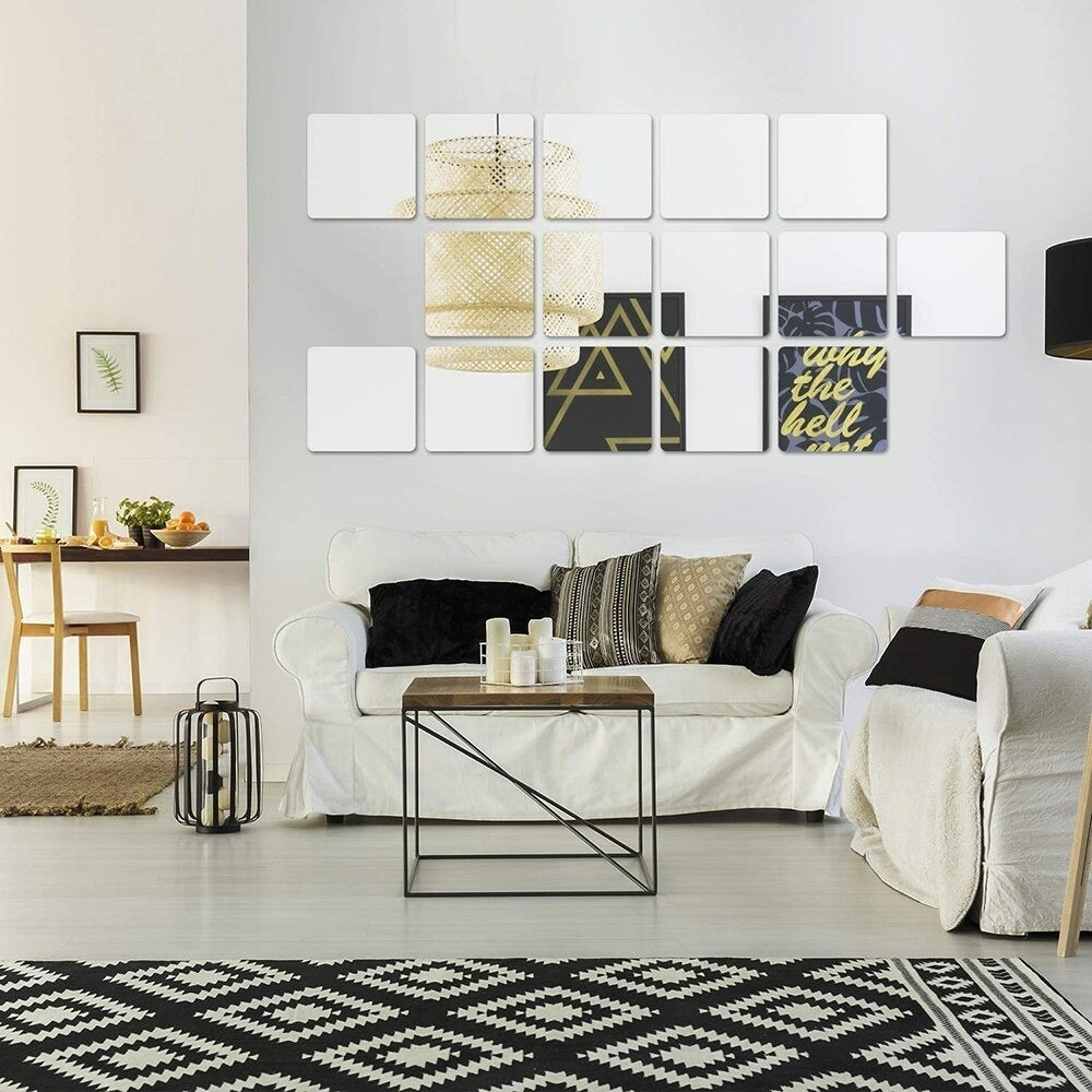 ESPEJOS DECORATIVOS CUADRADOS💎 El Secreto de los Ambientes Modernos y Sofisticados🪞