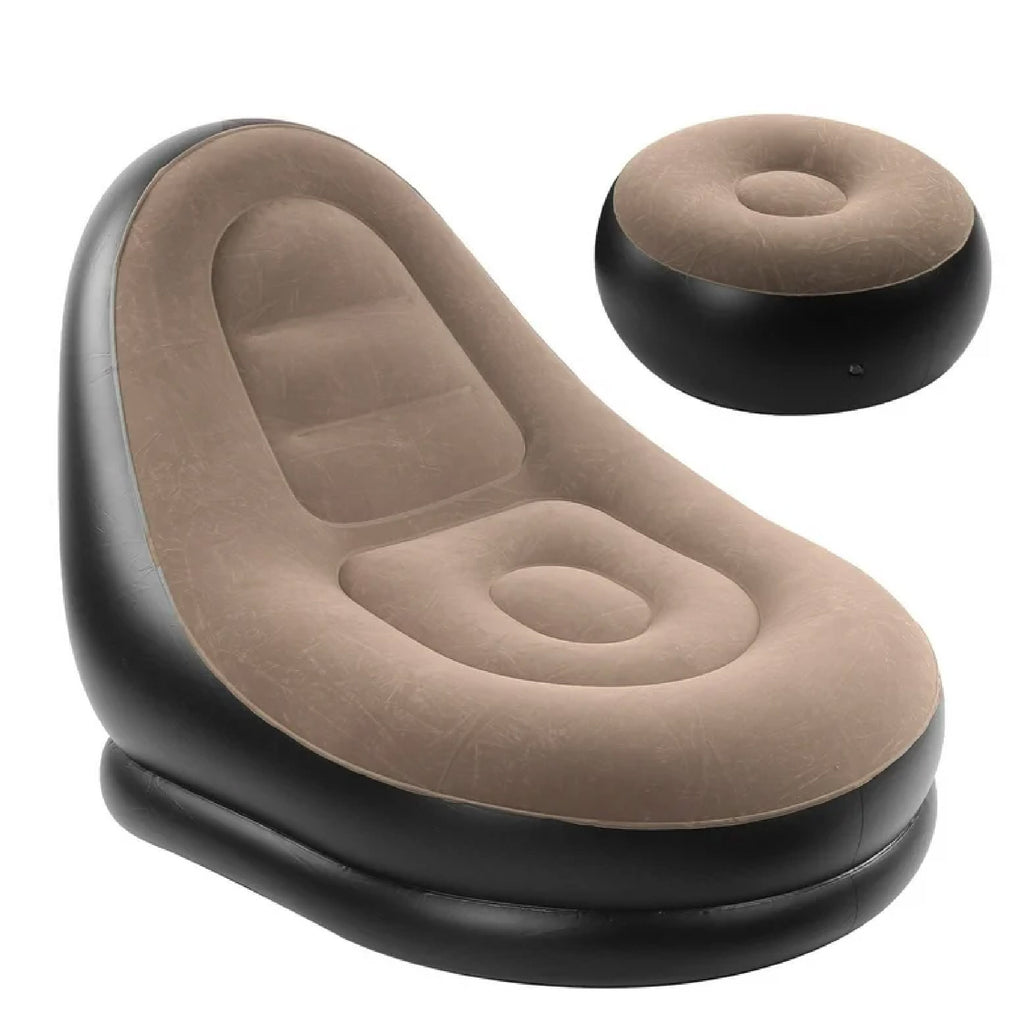 Sillon Inflable Con Reposa Pies👣☁️