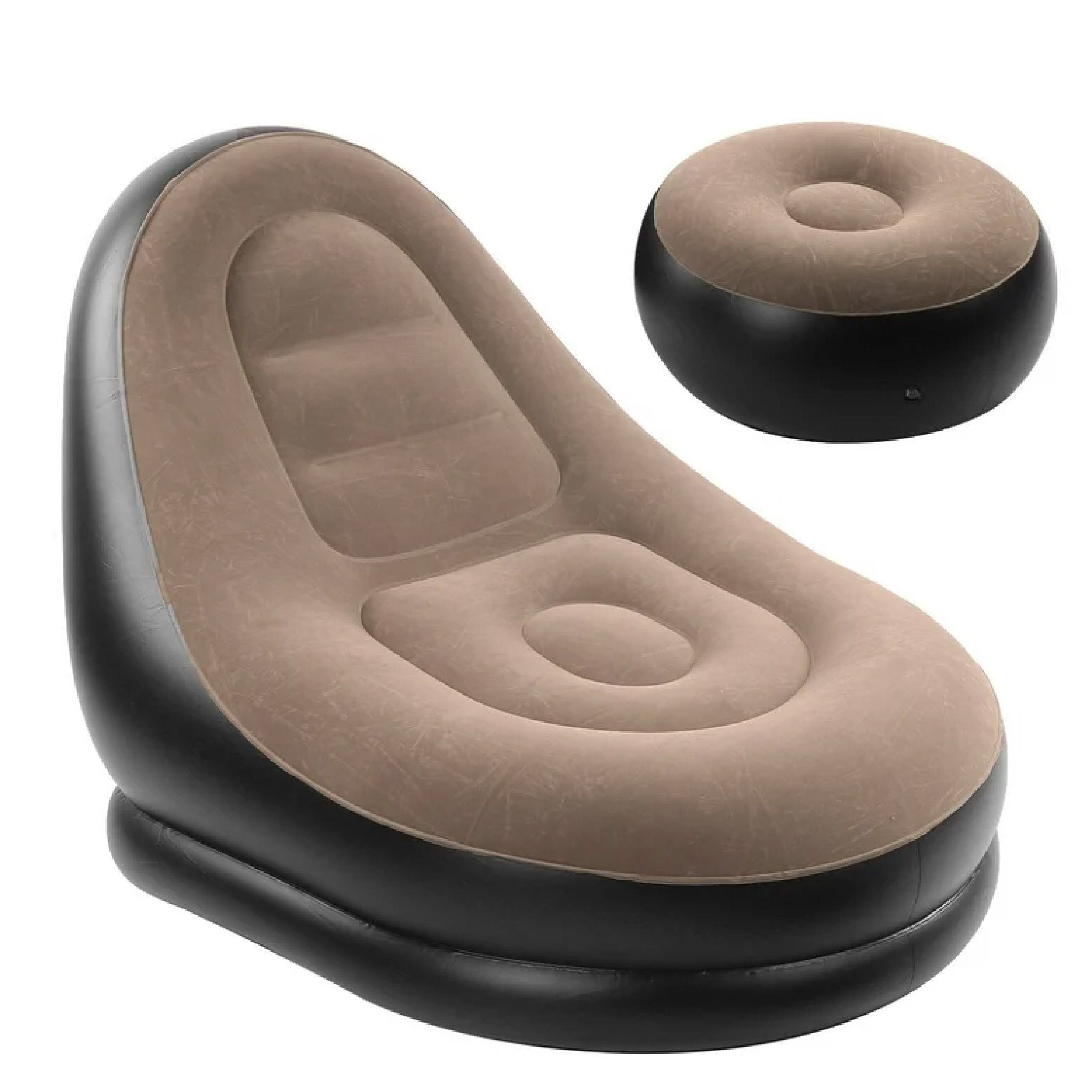 Sillon Inflable Con Reposa Pies👣☁️