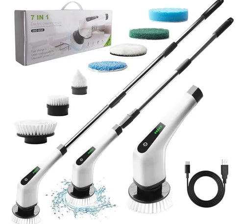 🔌🌊 Cepillo Multiusos 9 en 1 🌟 🏠💪