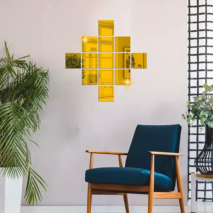 ESPEJOS DECORATIVOS CUADRADOS💎 El Secreto de los Ambientes Modernos y Sofisticados🪞