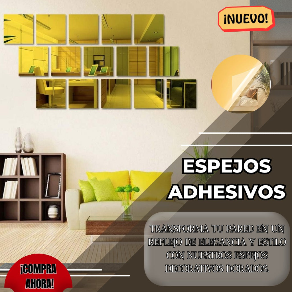 ESPEJOS DECORATIVOS CUADRADOS💎 El Secreto de los Ambientes Modernos y Sofisticados🪞
