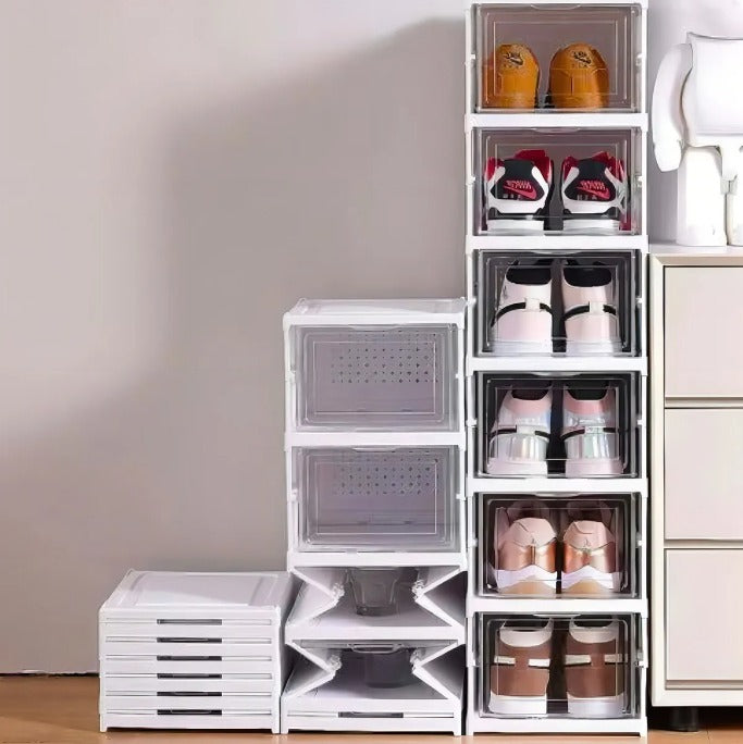 ZapaFlex™ – Zapatero Vertical de 6 Niveles Plegable