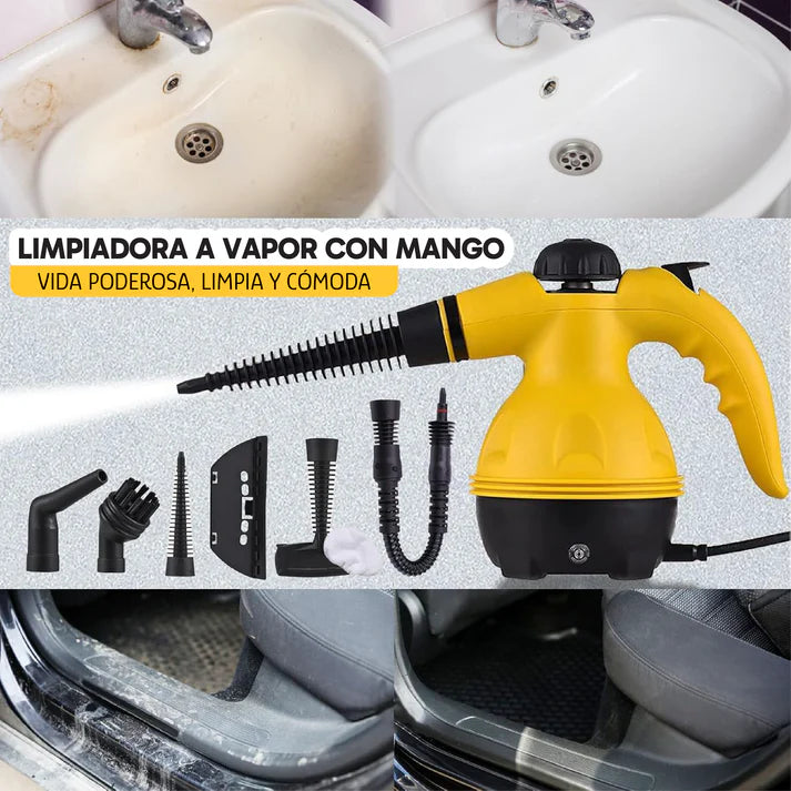Limpiador a Vapor Multiusos ORIGINAL+9 Accesorios GRATIS
