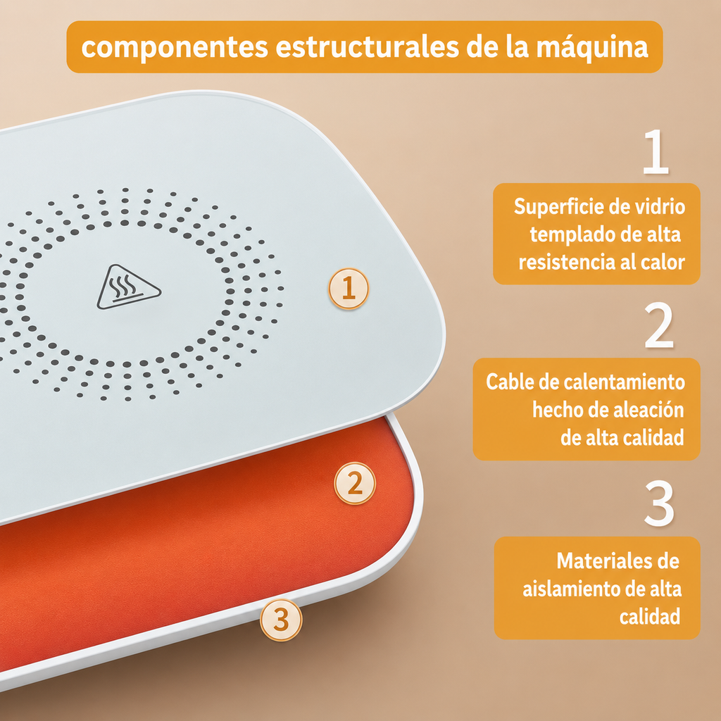 🔥🍽️ Placa Calefactora Eléctrica para Servir ♨️✨