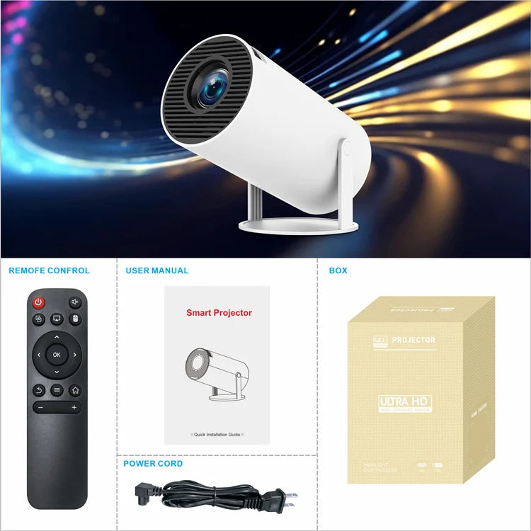 🎬✨Proyector portátil UHD 4k+Magis TV - ¡Tu Cine Personal Está Aquí!🍿🏡