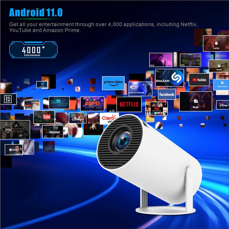 🎬✨Proyector portátil UHD 4k+Magis TV - ¡Tu Cine Personal Está Aquí!🍿🏡