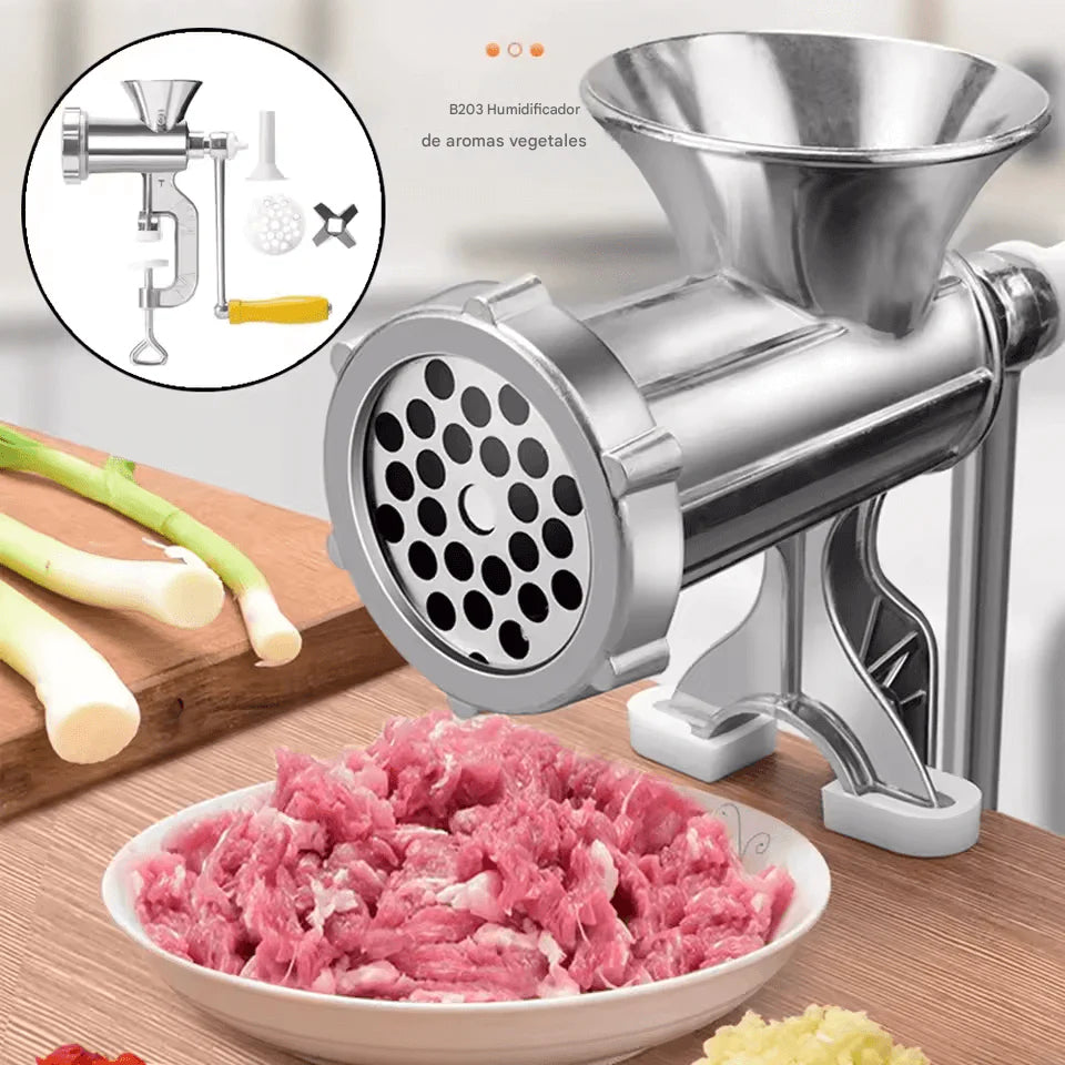 Molino de Carne Manual de Acero Inoxidable – Calidad Profesional que Dura Toda la Vida 💎🔩