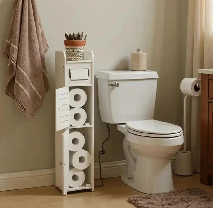 ORGANIZADOR DE BAÑO MULTIFUNCIONAL – ¡AHORRA ESPACIO Y MANTÉN TODO EN SU LUGAR! ✔.