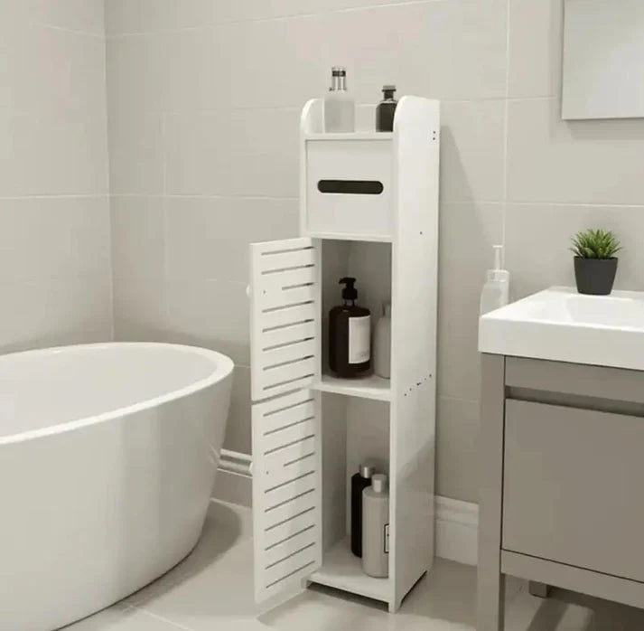 ORGANIZADOR DE BAÑO MULTIFUNCIONAL – ¡AHORRA ESPACIO Y MANTÉN TODO EN SU LUGAR! ✔.