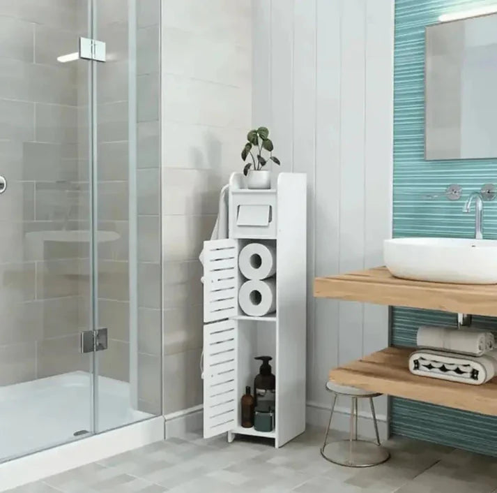 ORGANIZADOR DE BAÑO MULTIFUNCIONAL – ¡AHORRA ESPACIO Y MANTÉN TODO EN SU LUGAR! ✔.