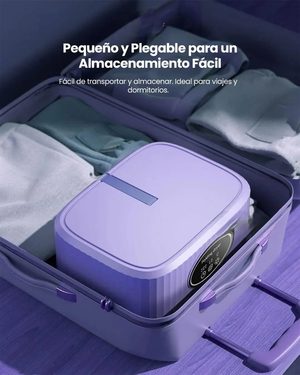 Secador Eléctrico Portátil de Diseño Plegable🔥👕 Seca tu ropa SIN SOL en minutos