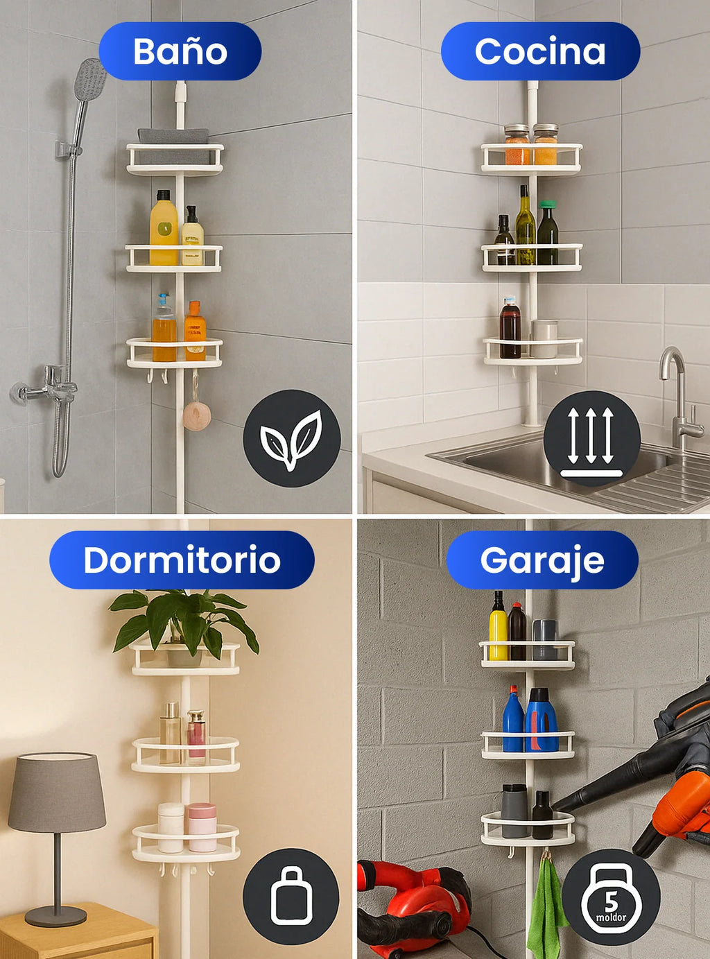 Organizador Esquinero para Baño🚻