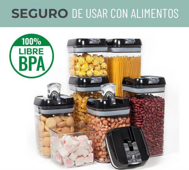 👨🏼‍🍳 Contenedores para alimentos x7 🫙✨