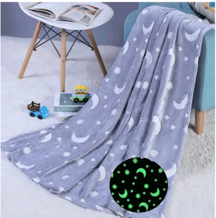 🌙✨COBIJA LUMINOSA BRILLA OSCURIDAD 160x180cm🪐☄️