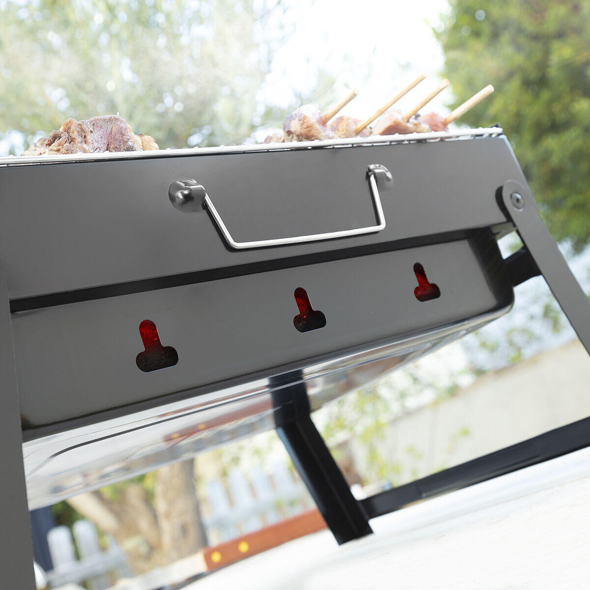 Parrilla BBQ Plegable para Carbón BearBQ♨️