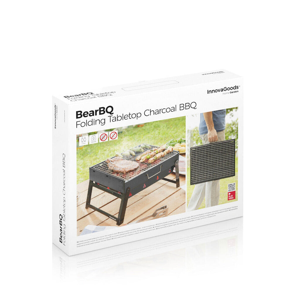 Parrilla BBQ Plegable para Carbón BearBQ♨️