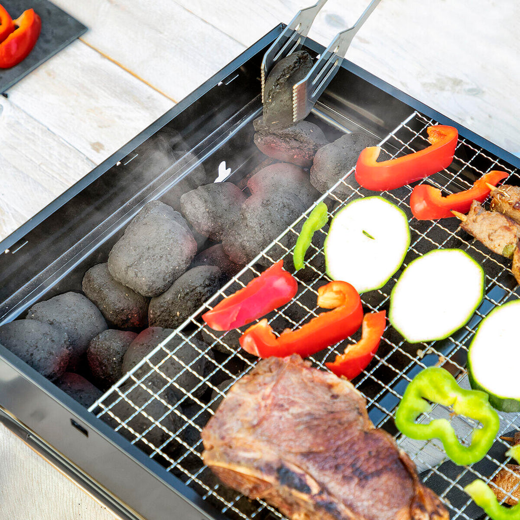 Parrilla BBQ Plegable para Carbón BearBQ♨️