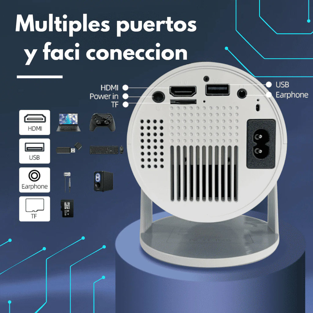🎬✨Proyector portátil UHD 4k+Magis TV - ¡Tu Cine Personal Está Aquí!🍿🏡